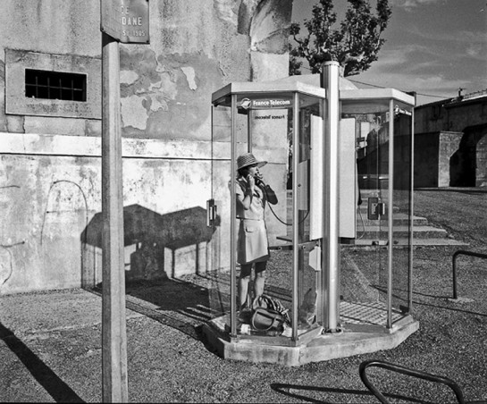 Model_Alan_2 Woman in Telephone Booth