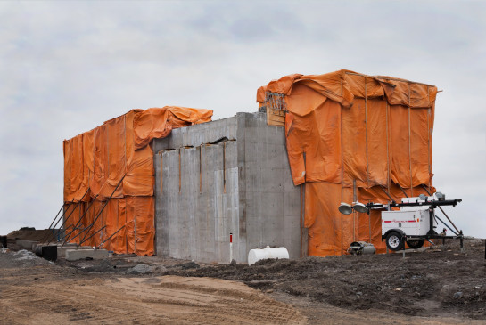 BucholtzRoss_LM_3_Orange Drape w Machine