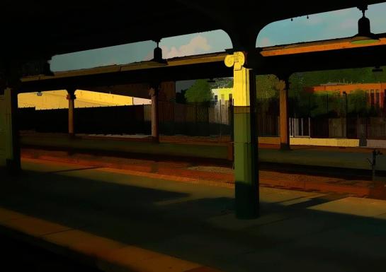 Lester_Julius-5Railroad Station Platform