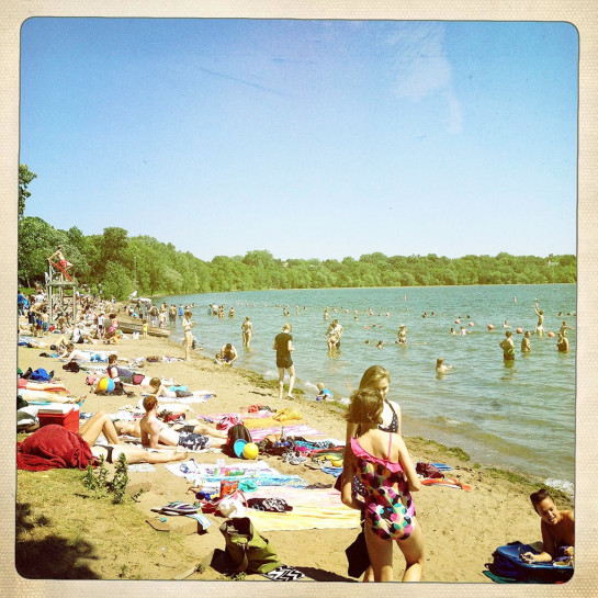 Beach at Lake Harriet